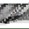 Mexen Lunar-F sulankstomos dušo durys dešinės 80 cm, perregimos, šlifuotas varis - 836-080-000-65-00-P
