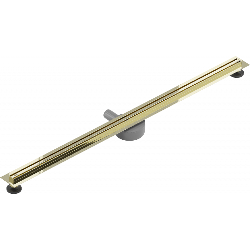 Mexen Flat 360° Slim pasukamoji linijinė nutekėjimas 150 cm, auksinis - 1541150