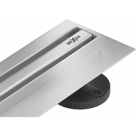 Mexen Flat 360° Slim linijinis rotacinis nutekėjimas 200 cm, Chromo - 1041200