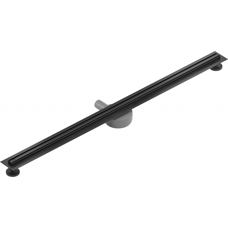 Mexen Flat 360° Slim srautas su besisukančiu sifonu 140 cm, juodas - 1741140