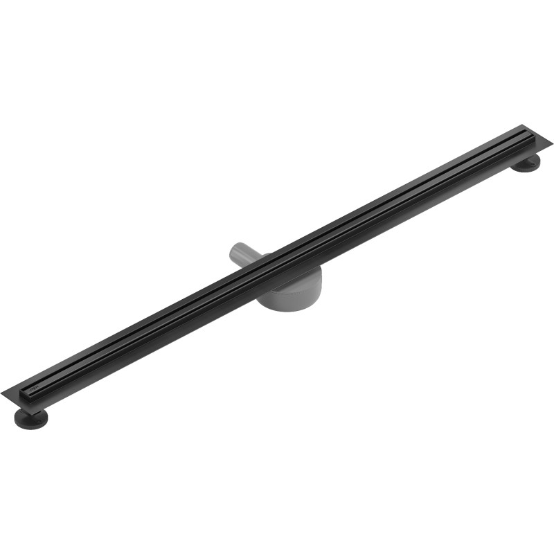 Mexen Flat 360° Slim rotacinis linijinis drenažas 180 cm, juodas - 1741180