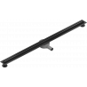 Mexen Flat 360° Slim 180 cm ilgio juoda linijinė sukamoji nutekėjimo sistema - 1741180