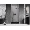 Mexen Lunar L dušų durys atveriamos dešinės, 95 cm, skaidrios, gun gray šlifuotos - 834L-095-000-66-00-P