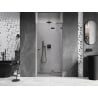 Mexen Lunar L dušų durys atveriamos dešinės, 95 cm, skaidrios, gun gray šlifuotos - 834L-095-000-66-00-P