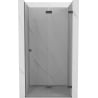 Mexen Lunar-F sulankstomos dušo durys dešinės 85 cm, skaidrios, gun gray šlifuotos - 836-085-000-66-00-P