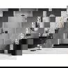 Mexen Lunar-B dešrinė dušo durys 80 cm, permatomos, gun metal - 832-080-000-95-00-P