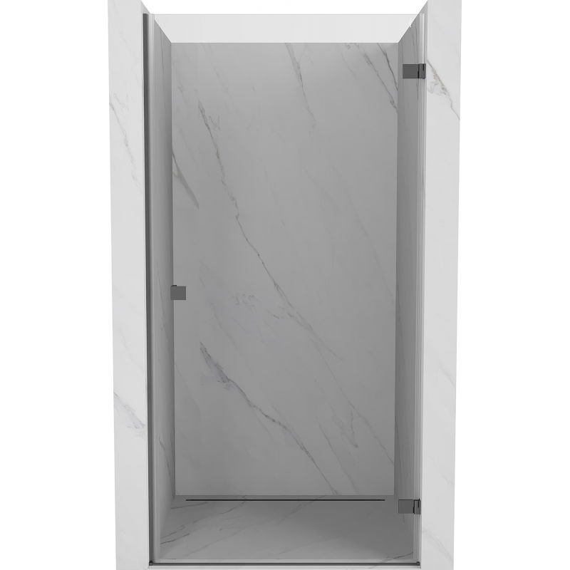 Mexen Lunar-B atveriamos dušo durys dešinės 95 cm, skaidrios, ginklo metalo - 832-095-000-95-00-P