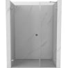 Mexen Lunar-B kairės pusės dušo durys 125 cm, permatomos, chromuotos - 832S-125-050-01-00-L