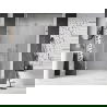 Mexen Lunar-B kairės pusės dušo durys 125 cm, permatomos, chromuotos - 832S-125-050-01-00-L