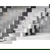 Mexen Lunar-B L kairios pusės dušo durys 145 cm, permatomos, chromas - 832SL-145-050-01-00-L