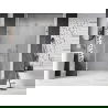 Mexen Lunar-B kairiosios 140 cm dušo durys, skaidrios, chromuotos - 832S-140-050-01-00-L