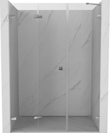 Mexen Lunar-F sulankstomos dušo durys kairės 135 cm, skaidrus, chromas - 836S-135-050-01-00-L