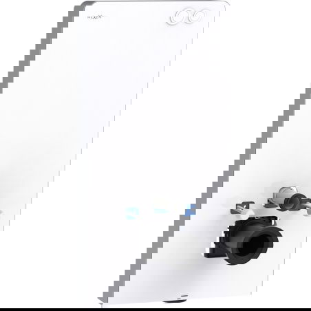 Mexen Tex Air G virštinkinis pneumatinis WC rėmas, balto stiklo - 61150A-20