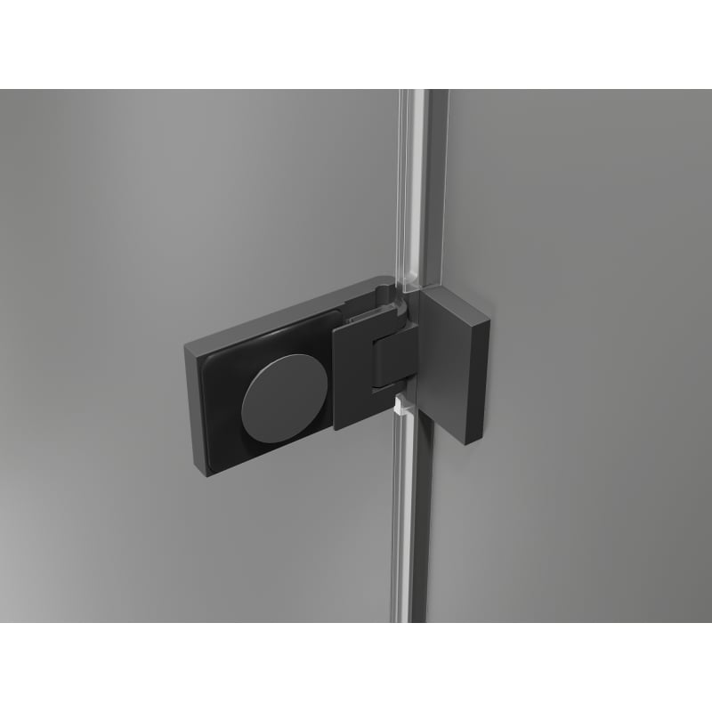 Mexen Lunar-F sulankstomos dušo durys kairiosios 135 cm, permatomos, ginklų metalo - 836S-135-050-95-00-L