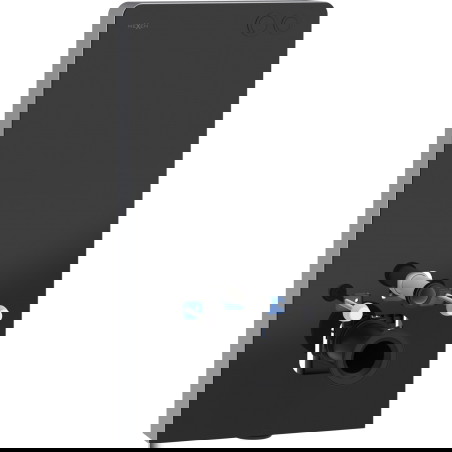 Mexen Tex Air G pneumatinis WC paviršinis rėmas, juodas stiklas - 61150A-70