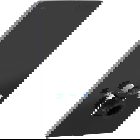 Mexen Tex Air G potinkinis pneumatinis rėmas WC, juodas stiklas - 61150A-70