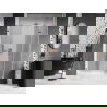 Mexen Lunar-F sulankstomos dušo durys dešinės 120 cm, permatomos, šlifuota vario spalva - 836S-120-050-65-00-P