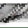Mexen Lunar-F sulankstomos dešinės pusės 140 cm dušo durys, skaidrios, šlifuotas varis - 836S-140-050-65-00-P