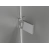 Mexen Lunar-F L sulankstomos dušo durys kairės 140 cm, permatomos, chromas - 836SL-140-050-01-00-L