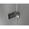 Mexen Lunar-F L sulankstomos dušo durys kairės 140 cm, permatomos, chromas - 836SL-140-050-01-00-L