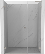 Mexen Lunar-B L dušo durys varstomos kairės 150 cm, skaidrios, šepečiu nikeliuotos - 832SL-150-050-97-00-L