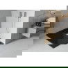 Mexen Flat stačiakampis slim dušo padėklas 120 x 100 cm, Juoda, sifonas  Chromo - 40701012
