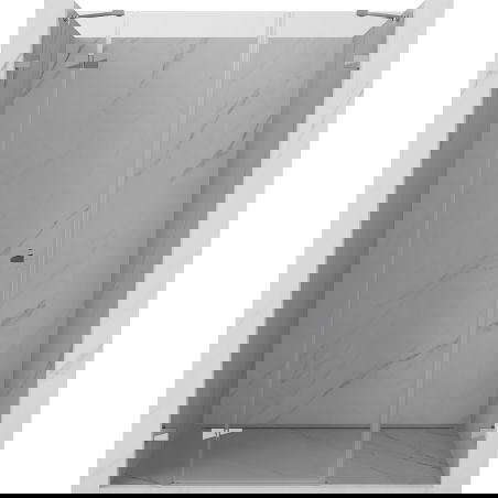 Mexen Lunar dušo durys varstomos kairės 120 cm, skaidrios, chromas - 834S-120-050-01-00-L