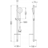 Mexen DQ67 stumdomas dušo komplektas, Chromo - 785674581-00
