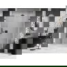 Mexen Lunar-B L dešinės pusės dušo durys, skaidrios, gun metal - 832SL-110-050-95-00-P