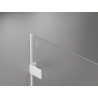 Mexen Lunar-F L sulankstomos dešinės pusės dušo durys 135 cm, skaidrūs, balti - 836SL-135-050-20-00-P