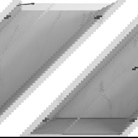 Mexen Lunar-B dešrainio durys atlenkiamos dešinės 140 cm, skaidrios, matinė gun grey spalva - 832S-140-050-66-00-P