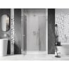 Mexen Lunar atveriamos dušo durys kairė 135 cm, skaidrus, chromas - 834S-135-050-01-00-L