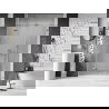 Mexen Lunar dušo durys atveriamos kairės 155 cm, permatomos, chromas - 834S-155-050-01-00-L