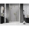 Mexen Lunar dušo durys atveriamos kairės 135 cm, skaidrios, auksinės - 834S-135-050-50-00-L