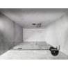 Mexen Lunar L kairiosios pusės dušo durys, 130 cm, permatomos, chromas - 834SL-130-050-01-00-L