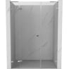 Mexen Lunar L dušo durys atsidarančios kairės pusės 140 cm, skaidrios, chromas - 834SL-140-050-01-00-L
