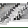 Mexen Lunar L kairiosios pusės atveriamos dušo durys 155 cm, permatomos, chromas - 834SL-155-050-01-00-L