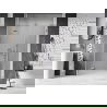 Mexen Lunar L kairiosios pusės atveriamos dušo durys 155 cm, permatomos, chromas - 834SL-155-050-01-00-L