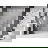 Mexen Lunar L kairiosios pusės atveriamos dušo durys 155 cm, permatomos, chromas - 834SL-155-050-01-00-L