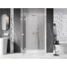 Mexen Lunar L dušo durys, atveriamos kairės pusės 155 cm, skaidrios, baltos - 834SL-155-050-20-00-L