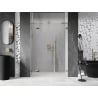 Mexen Lunar L dušo durys, atveriamos kairės 135 cm, permatomos, auksinės - 834SL-135-050-50-00-L