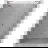 Mexen Lunar kairios pusės dušo durys 130 cm, permatomos, šlifuota vario spalva - 834S-130-050-65-00-L