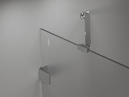 Mexen Lunar vonios pertvara su vienu lapu 60 x 150 cm, permatomas, chromas - 897-060-000-01-00