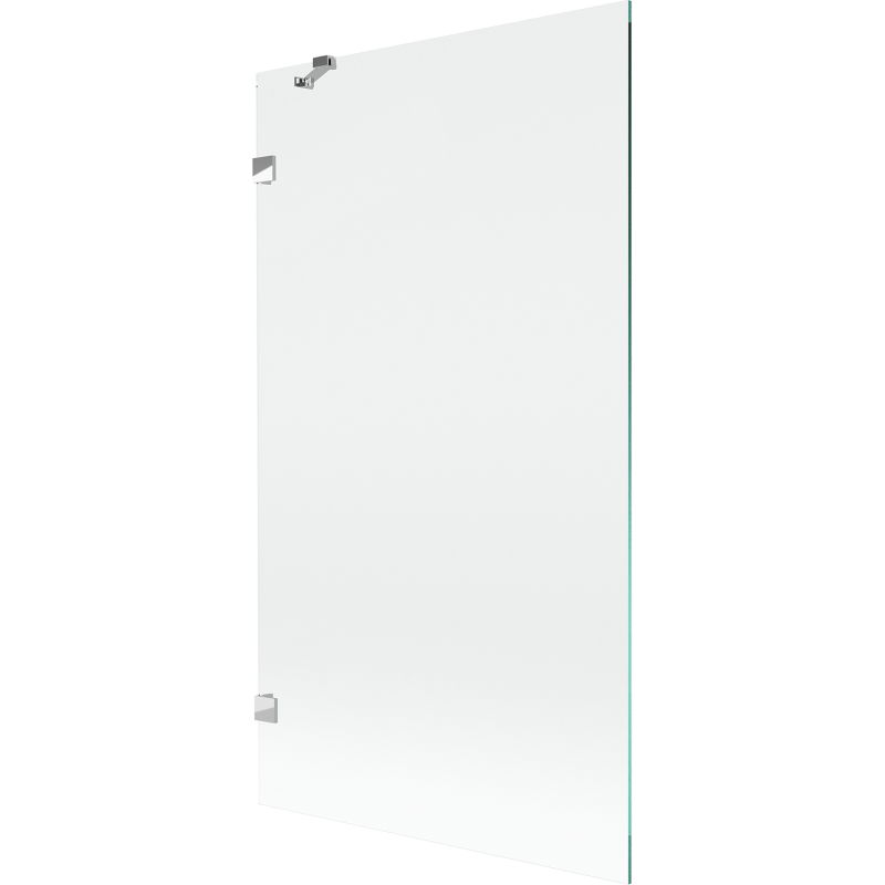Mexen Lunar vonios pertvara su vienu sparnu 100 x 150 cm, skaidri, chromas - 897-100-000-01-00
