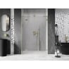 Mexen Lunar L kairiosios pusės dušo durys, 120 cm, skaidrios, šlifuotas auksas - 834SL-120-050-55-00-L