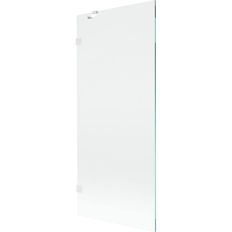 Mexen Lunar vonios ekrano skydelis, 1-duris 80 x 150 cm, skaidrus, baltas - 897-080-000-20-00