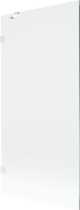 Mexen Lunar viengubas dušo ekranas 90 x 150 cm, skaidrus, baltas - 897-090-000-20-00