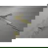 Mexen Lunar L kairė dušo durys 125 cm, permatomos, matinės auksinės - 834SL-125-050-55-00-L