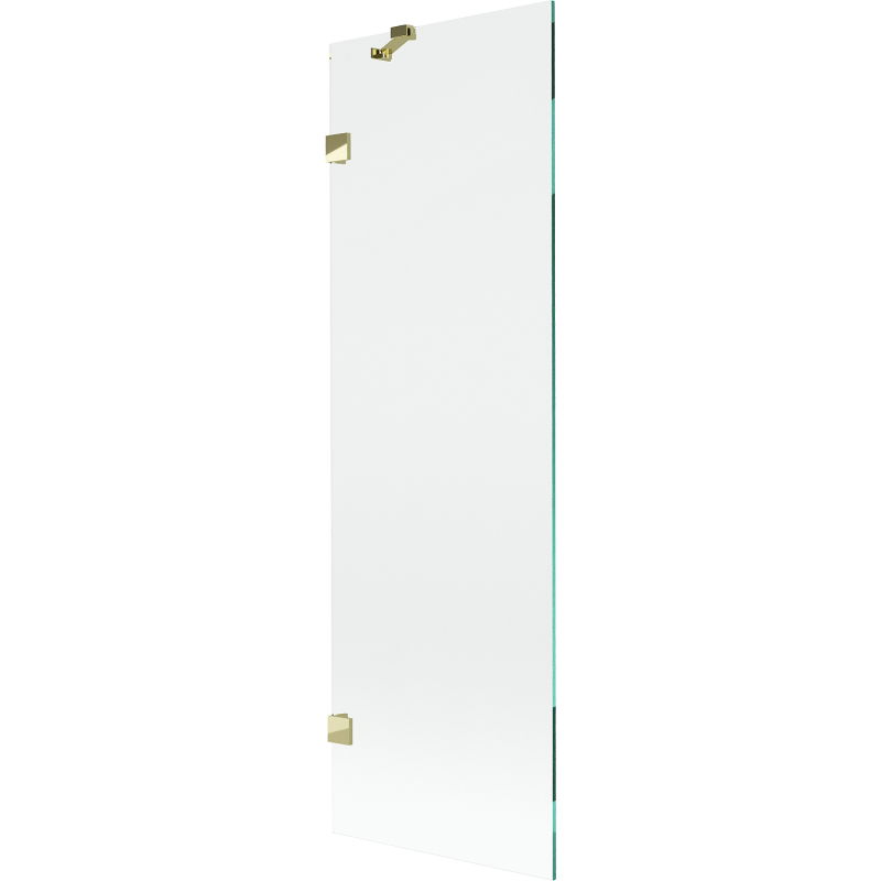 Mexen Lunar vonios pertvara, vienos dalies 60 x 150 cm, skaidrus, auksinis - 897-060-000-50-00