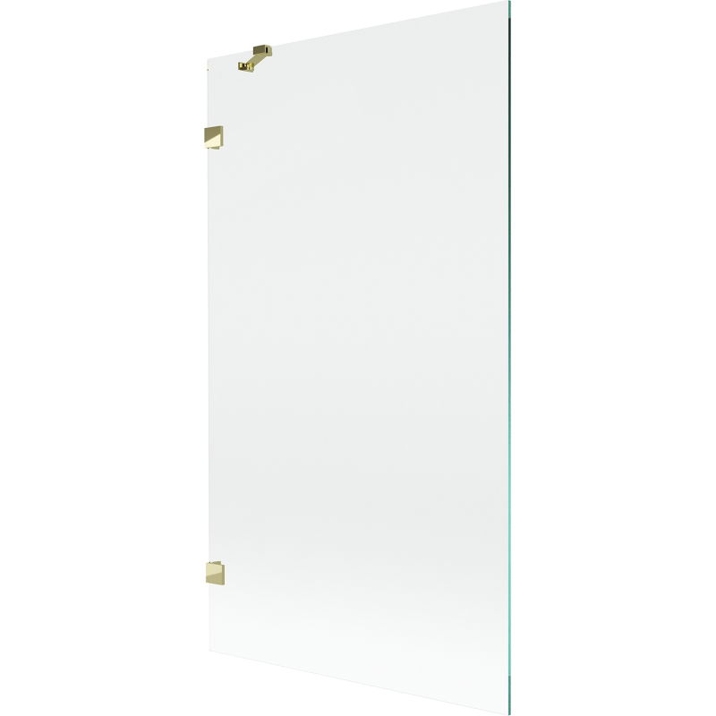 Mexen Lunar vonios pertvara vienos dalies 100 x 150 cm, permatoma, auksinė - 897-100-000-50-00